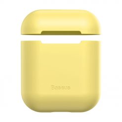 Kryty na mobil | Puzdro Baseus Silica Gel Protector žlté – Apple AirPods | Kryty na mobil