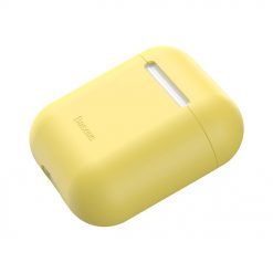 Kryty na mobil | Puzdro Baseus Silica Gel Protector žlté – Apple AirPods | Kryty na mobil