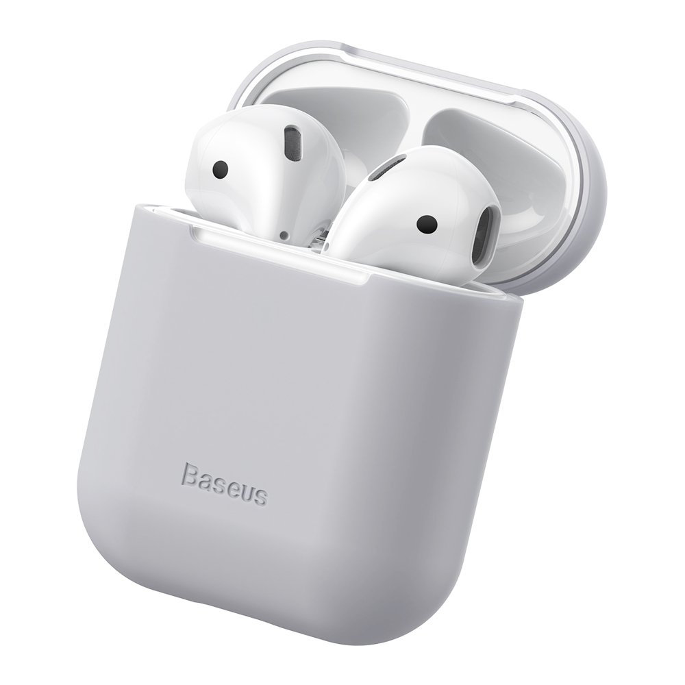 Puzdro Baseus Silica Gel Protector sivé – Apple AirPods | Kryty na mobil Kryty na mobil | Puzdro Baseus Silica Gel Protector sivé – Apple AirPods | Kryty na mobil