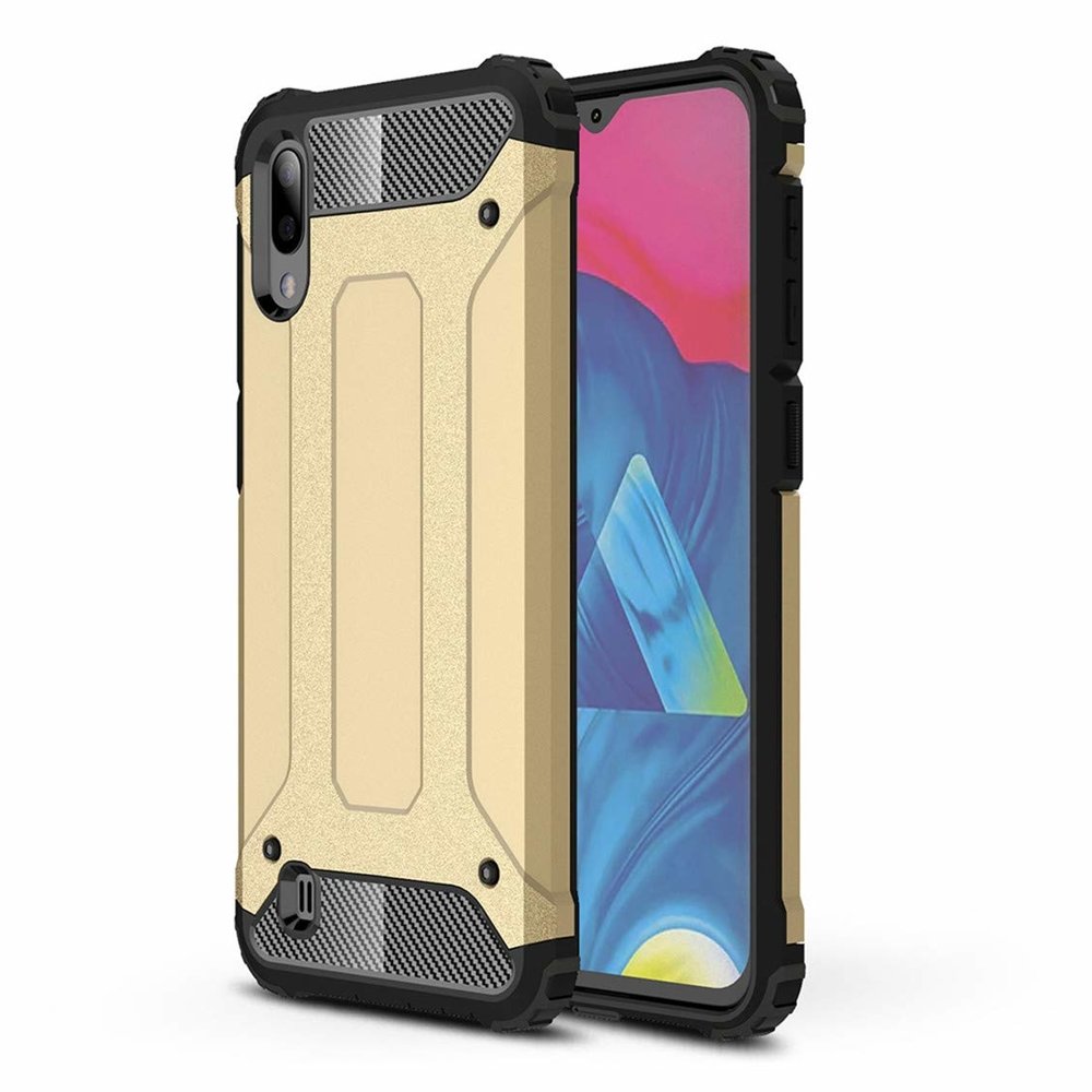 Odolný kryt Hybrid Armor zlatý – Samsung Galaxy M10 | Kryty na mobil Kryty na mobil | Odolný kryt Hybrid Armor zlatý – Samsung Galaxy M10 | Kryty na mobil