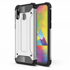 Kryty na mobil | Odolný kryt Hybrid Armor strieborný – Samsung Galaxy M20 | Kryty na mobil