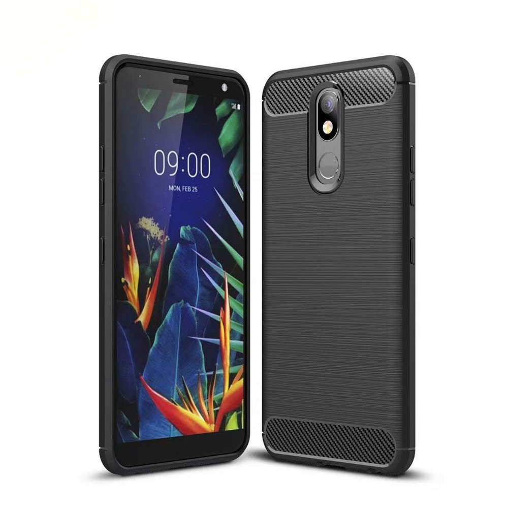 Zadný kryt Carbon čierny – LG K40 | Kryty na mobil Kryty na mobil | Zadný kryt Carbon čierny – LG K40 | Kryty na mobil