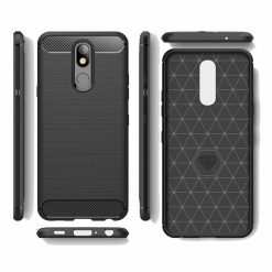 Zadný kryt Carbon čierny – LG K40 | Kryty na mobil Kryty na mobil | Zadný kryt Carbon čierny – LG K40 | Kryty na mobil