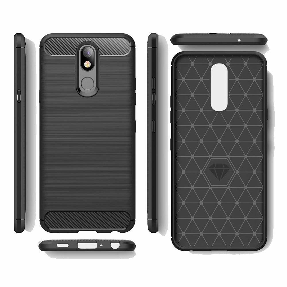 Zadný kryt Carbon čierny – LG K40 | Kryty na mobil Kryty na mobil | Zadný kryt Carbon čierny – LG K40 | Kryty na mobil