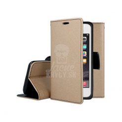 Peňaženkové puzdro Fancy Book zlato-čierne – iPhone 5/5S/SE