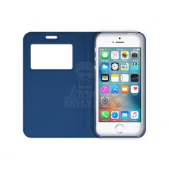 Knižkové puzdro Smart Look modré – iPhone 5 / 5S / SE
