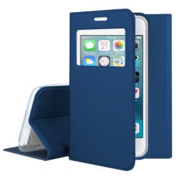 Knižkové puzdro Smart Look modré – iPhone 5 / 5S / SE