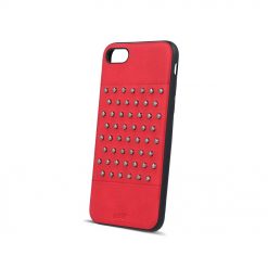 Kryty na mobil | Semišový kryt Beeyo Brads case červený – iPhone 5 / 5S / SE | Kryty na mobil