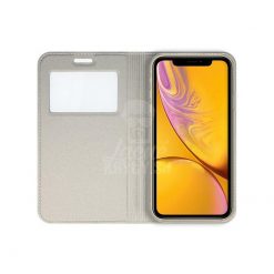 Kryty na mobil | Knižkové puzdro Smart Look zlaté – iPhone Xr | Kryty na mobil