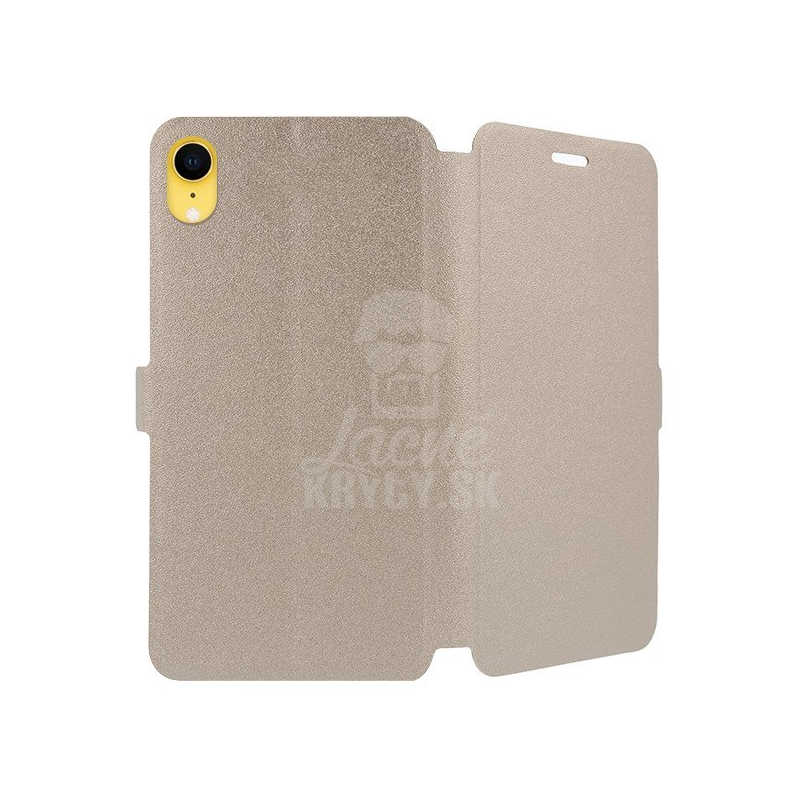 Knižkové puzdro Book Pocket zlaté – iPhone Xr | Kryty na mobil Kryty na mobil | Knižkové puzdro Book Pocket zlaté – iPhone Xr | Kryty na mobil