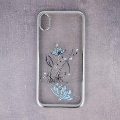 Kryty na mobil | Zadný kryt Lotus case strieborný – iPhone Xr | Kryty na mobil