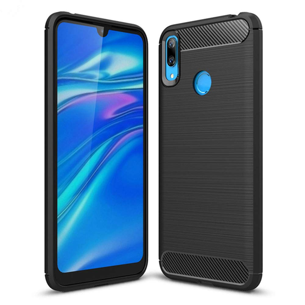 Zadný kryt Carbon čierny – Huawei Y7 2019 | Kryty na mobil Kryty na mobil | Zadný kryt Carbon čierny – Huawei Y7 2019 | Kryty na mobil