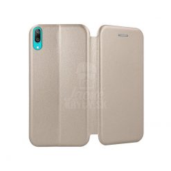 Kryty na mobil | Peňaženkové puzdro Elegance zlaté – Huawei Y7 2019 | Kryty na mobil