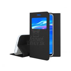 Kryty na mobil | Knižkové puzdro Smart Look čierne – Huawei Y7 2019 | Kryty na mobil