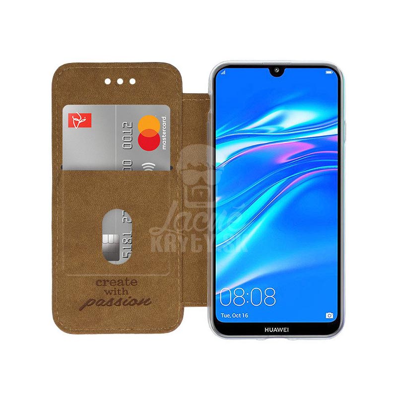 Knižkové puzdro Prime case hnedé – Huawei Y7 2019 | Kryty na mobil Kryty na mobil | Knižkové puzdro Prime case hnedé – Huawei Y7 2019 | Kryty na mobil