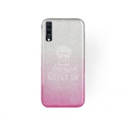 Kryty na mobil | Ligotavý Kryt Forcell Shining trasparentno-ružový – Samsung Galaxy A70 | Kryty na mobil