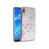 Kryty na mobil | Zadný kryt Lotus case strieborný – Huawei Y7 2019 | Kryty na mobil