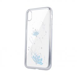 Kryty na mobil | Zadný kryt Lotus case strieborný – Huawei Y7 2019 | Kryty na mobil