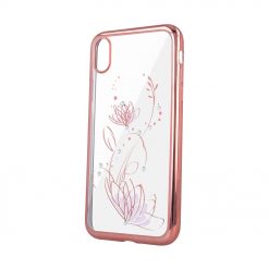 Kryty na mobil | Zadný kryt Lotus case ružovo-zlatý – Huawei Y7 2019 | Kryty na mobil