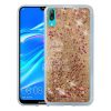 Kryty na mobil | Silikónový kryt Liquid Glitter tmavoružový – Huawei Y7 2019 | Kryty na mobil