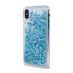 Kryty na mobil | Zadný kryt Liquid Sparkle modrý – Huawei Y7 2019 | Kryty na mobil