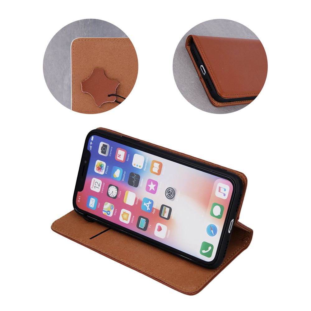 Kožené puzdro Smart Pro hnedé – iPhone Xr | Kryty na mobil Kryty na mobil | Kožené puzdro Smart Pro hnedé – iPhone Xr | Kryty na mobil