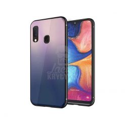 Kryty na mobil | Sklenený kryt Aurora glass hnedo-čierny – Samsung Galaxy A20e | Kryty na mobil