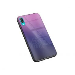 Kryty na mobil | Sklenený kryt Aurora glass ružovo-čierny – Huawei Y7 2019 | Kryty na mobil