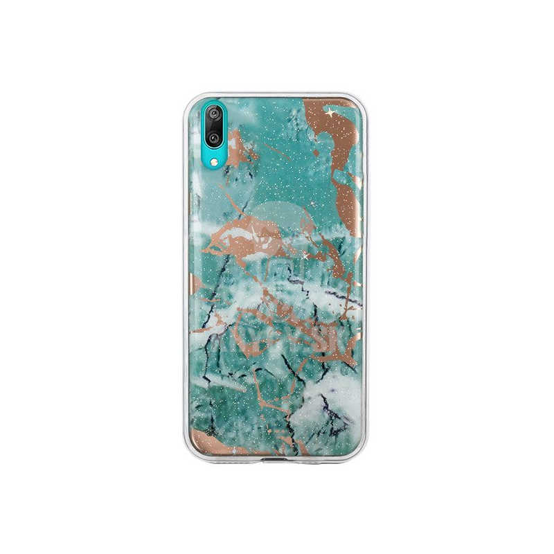 Zadný kryt s potlačou Marble zelený – Huawei Y7 2019 | Kryty na mobil Kryty na mobil | Zadný kryt s potlačou Marble zelený – Huawei Y7 2019 | Kryty na mobil