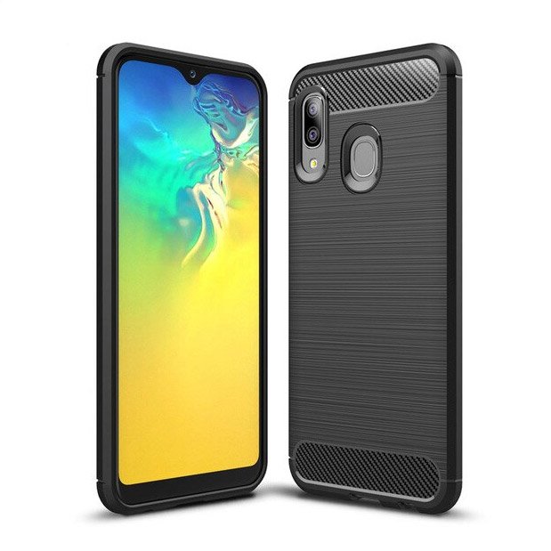 Zadný kryt Carbon čierny – Samsung Galaxy A20e | Kryty na mobil Kryty na mobil | Zadný kryt Carbon čierny – Samsung Galaxy A20e | Kryty na mobil
