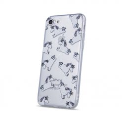 Kryty na mobil | Zadný kryt Trendy s potlačou Unicorn transparentný – Samsung Galaxy A70 | Kryty na mobil