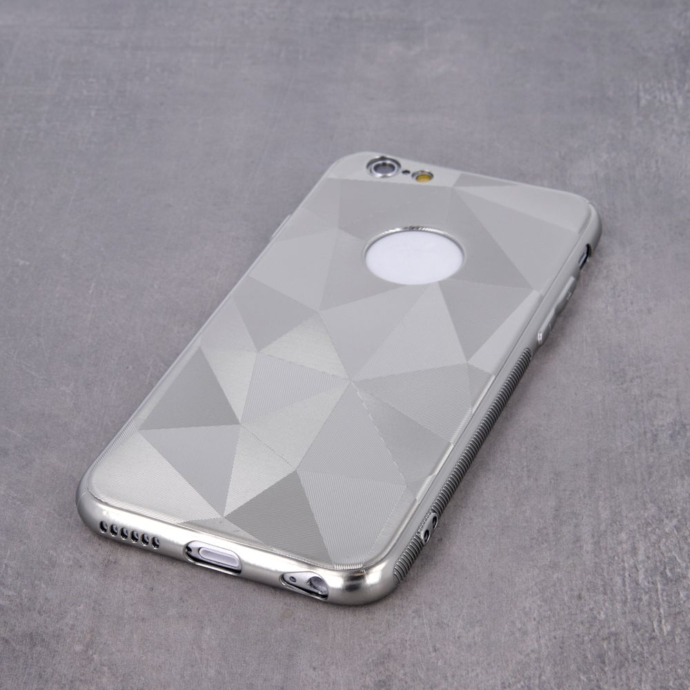 Silikónový kryt Geometric lesklý strieborný – Samsung Galaxy A70 | Kryty na mobil Kryty na mobil | Silikónový kryt Geometric lesklý strieborný – Samsung Galaxy A70 | Kryty na mobil