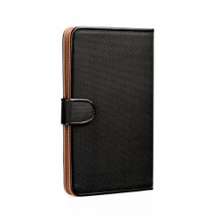 Kryty na mobil | Univerzálne knižkové puzdro Fancy book čierne pre tablet s 9 – 10 palcovým displejom | Kryty na mobil