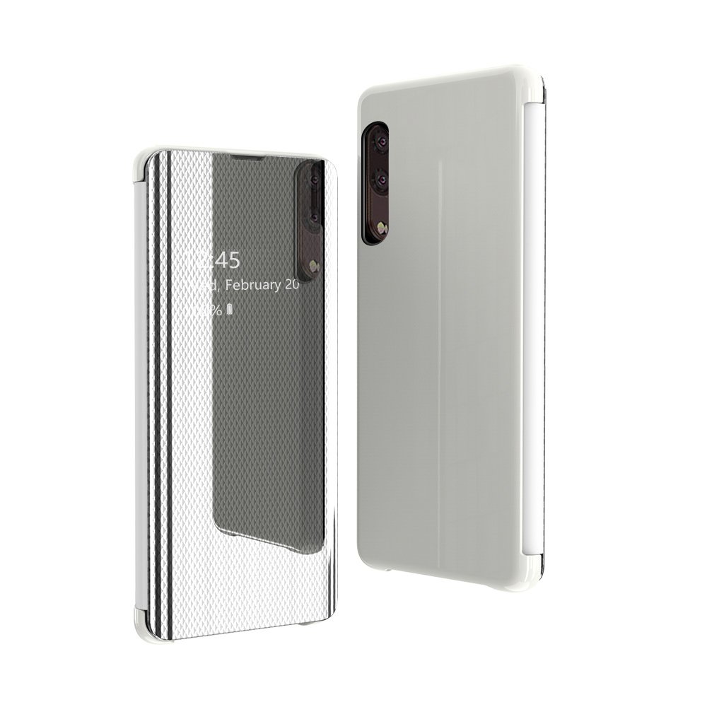 Priehľadný kryt Flip View Case strieborný – Samsung Galaxy A50 / A30s | Kryty na mobil Kryty na mobil | Priehľadný kryt Flip View Case strieborný – Samsung Galaxy A50 / A30s | Kryty na mobil