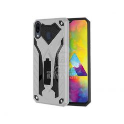 Kryty na mobil | Odolný kryt Forcell Phantom strieborný – Samsung Galaxy M20 | Kryty na mobil