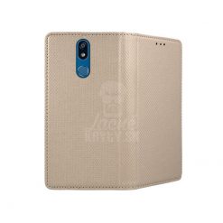 Knižkové puzdro Smart Case Book zlaté – LG K40