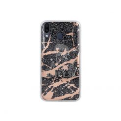 Kryty na mobil | Zadný kryt s potlačou Marble čierny – Samsung Galaxy M20 | Kryty na mobil