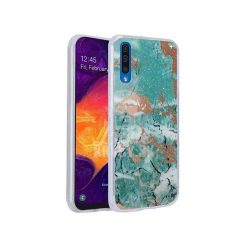 Kryty na mobil | Zadný kryt s potlačou Marble zelený – Samsung Galaxy A50 / A30s | Kryty na mobil