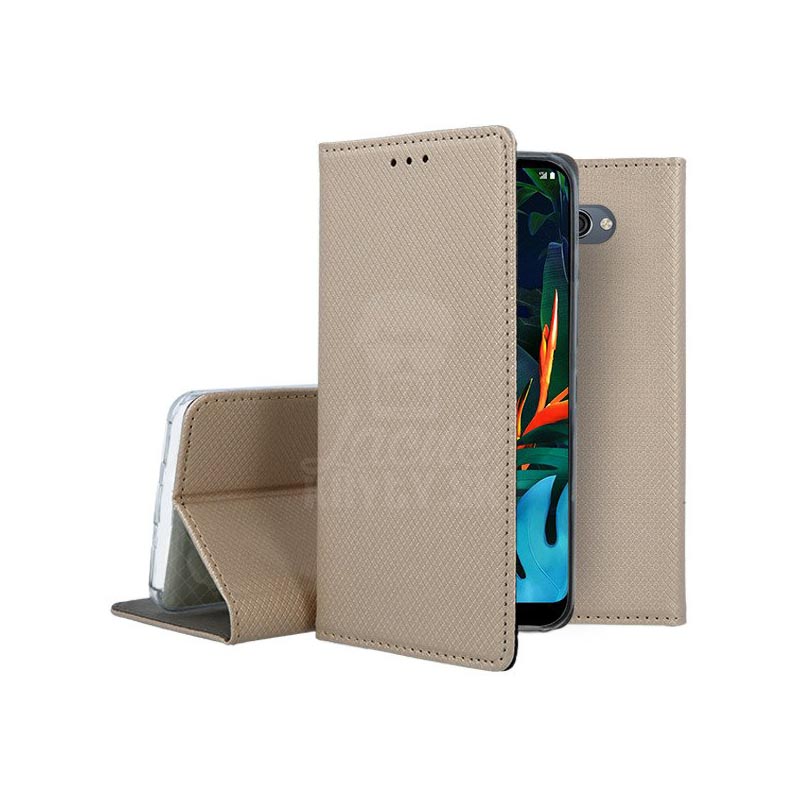 Knižkové puzdro Smart Case Book zlaté – LG K50 / LG Q60 | Kryty na mobil Kryty na mobil | Knižkové puzdro Smart Case Book zlaté – LG K50 / LG Q60 | Kryty na mobil