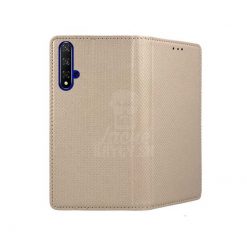 Kryty na mobil | Knižkové puzdro Smart Case Book zlaté – Honor 20 / Huawei Nova 5T | Kryty na mobil