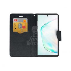 Kryty na mobil | Peňaženkové puzdro Fancy Book čierne – Samsung Galaxy Note 10 Plus (10+) | Kryty na mobil