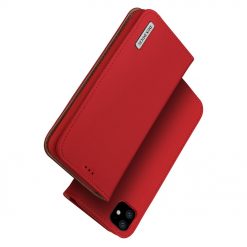 Kožené peňaženkové puzdro Dux Ducis Wish červené – iPhone 11 | Kryty na mobil Kryty na mobil | Kožené peňaženkové puzdro Dux Ducis Wish červené – iPhone 11 | Kryty na mobil