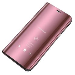 Kryty na mobil | Priehľadný kryt Clear View Case ružový – Samsung Galaxy A10 / M10 | Kryty na mobil