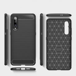 Kryty na mobil | Zadný kryt Carbon čierny – Xiaomi Mi A3 | Kryty na mobil
