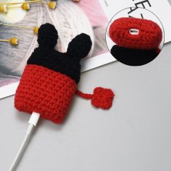 Kryty na mobil | Vlnené puzdro Wool cap Mouse – Apple AirPods | Kryty na mobil