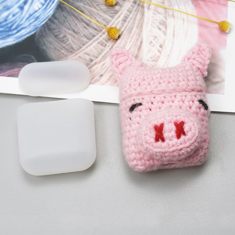 Vlnené puzdro Wool cap Piggy – Apple AirPods | Kryty na mobil Kryty na mobil | Vlnené puzdro Wool cap Piggy – Apple AirPods | Kryty na mobil