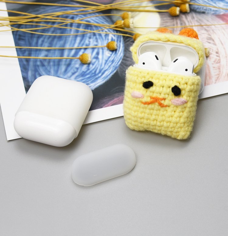 Vlnené puzdro Wool cap Chicken – Apple AirPods | Kryty na mobil Kryty na mobil | Vlnené puzdro Wool cap Chicken – Apple AirPods | Kryty na mobil