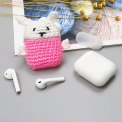 Vlnené puzdro Wool cap Bunny – Apple AirPods | Kryty na mobil Kryty na mobil | Vlnené puzdro Wool cap Bunny – Apple AirPods | Kryty na mobil