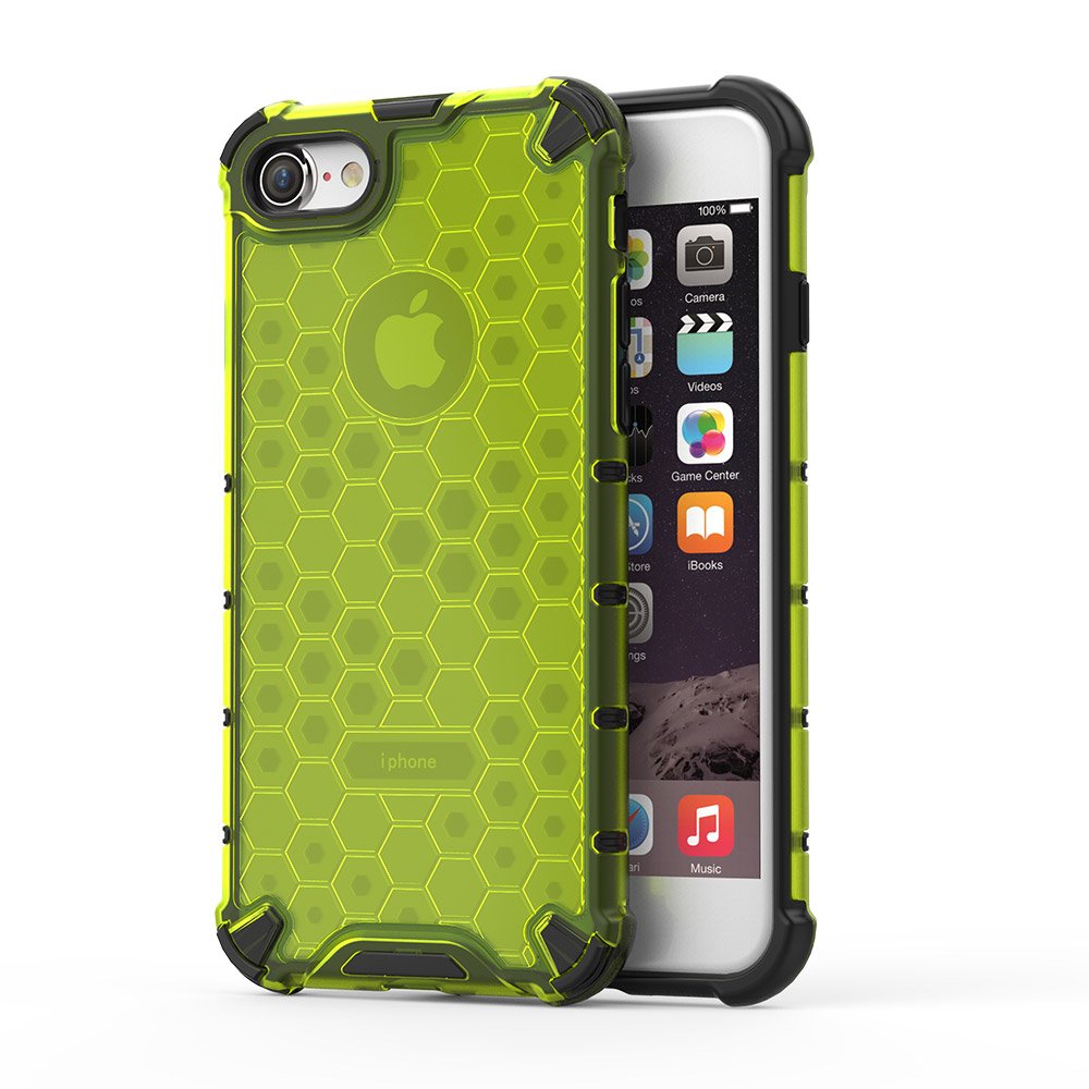 Odolný kryt Honeycomb Armor zelený – iPhone 7 / iPhone 8 / iPhone SE (2020) | Kryty na mobil Kryty na mobil | Odolný kryt Honeycomb Armor zelený – iPhone 7 / iPhone 8 / iPhone SE (2020) | Kryty na mobil
