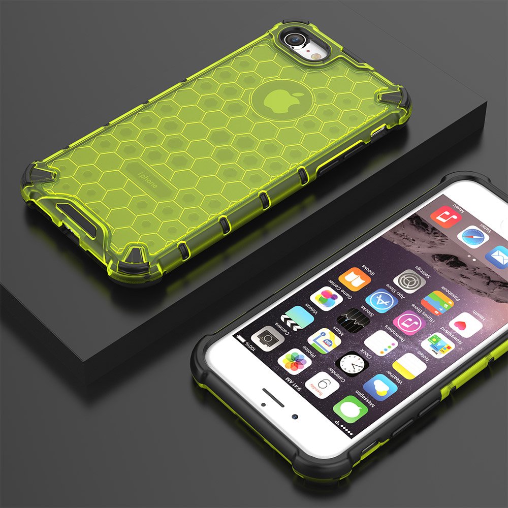Odolný kryt Honeycomb Armor zelený – iPhone 7 / iPhone 8 / iPhone SE (2020) | Kryty na mobil Kryty na mobil | Odolný kryt Honeycomb Armor zelený – iPhone 7 / iPhone 8 / iPhone SE (2020) | Kryty na mobil